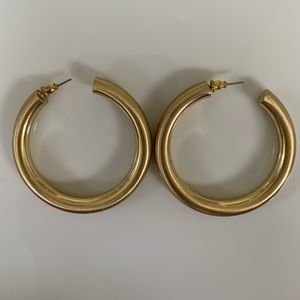 2” diameter gold hoops from LF